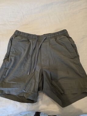 lululemon athletica Men's Olive Drawstring Athletic Shorts